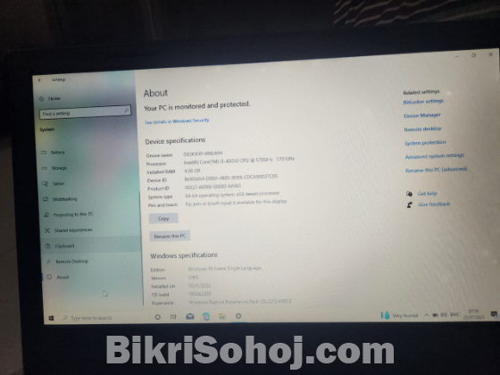 Dell 4th gen 15 Inspiron